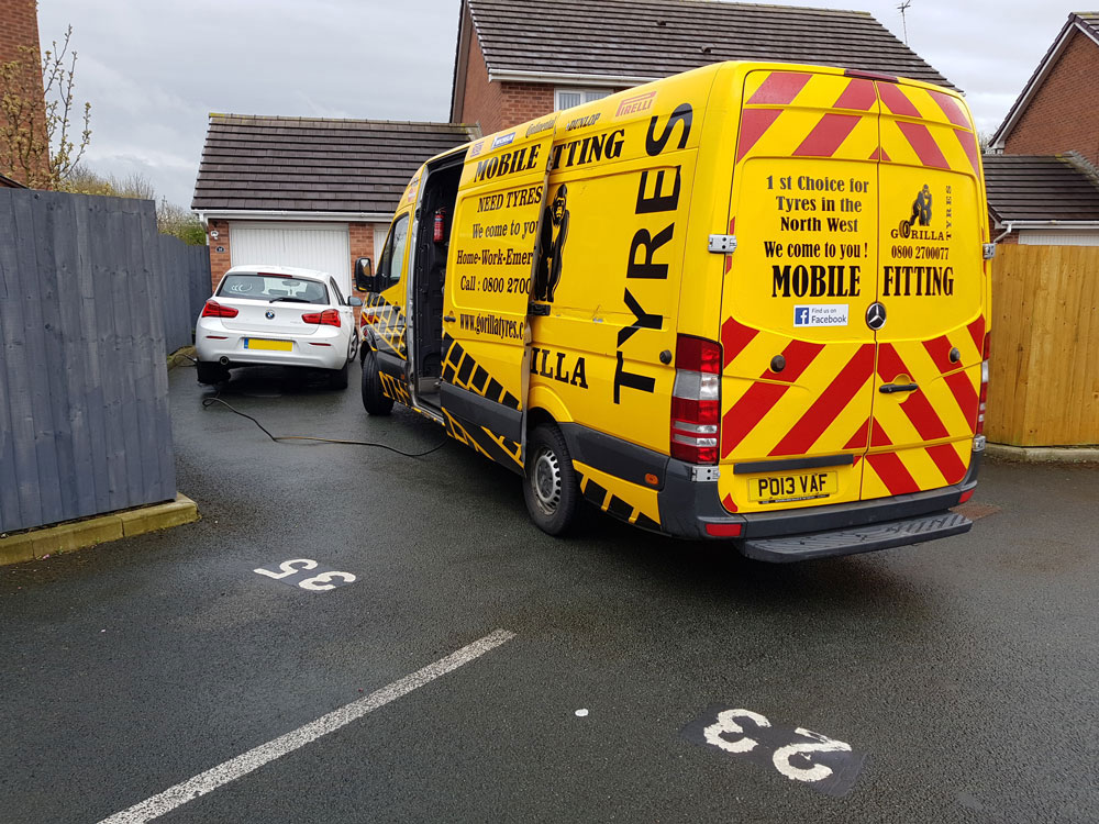 mobile tyre fitting service northwest